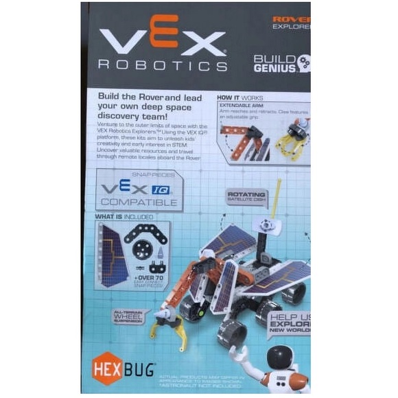 HEXBUG Vex Robotics Rover/Mesh Loader Explorer STEM Starter Constr-Kit 60+pcs. - Picture 5 of 5